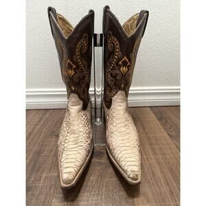 80'S VINTAGE PASTIZAL WESTERN BOOTS GENUINE OSTRICH US Men’s 12
